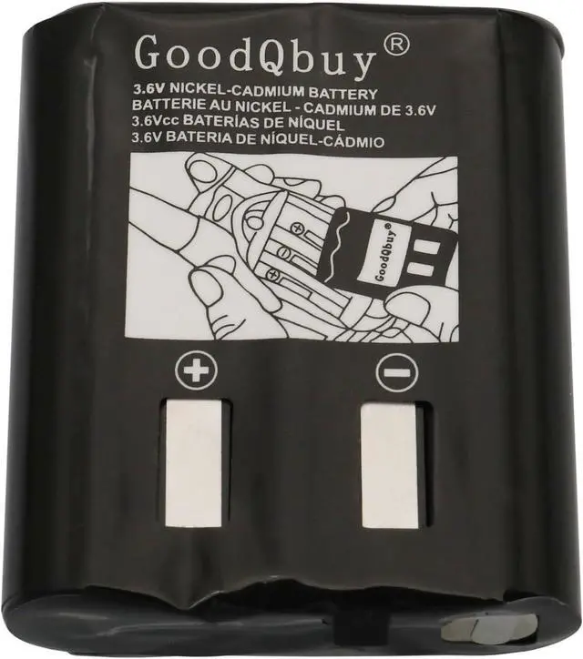 Alt view image 2 of 7 - GoodQbuy 2Pcs 700mAh 3.6V Replacement NiMH Two-Way Radio Battery Packs for Motorola Talkabout Radios MS350R MT350R EM1000 MC220R MR355 FV800 T4800