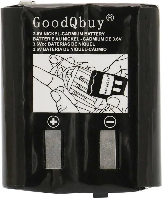 Alt view image 5 of 7 - GoodQbuy 2Pcs 700mAh 3.6V Replacement NiMH Two-Way Radio Battery Packs for Motorola Talkabout Radios MS350R MT350R EM1000 MC220R MR355 FV800 T4800