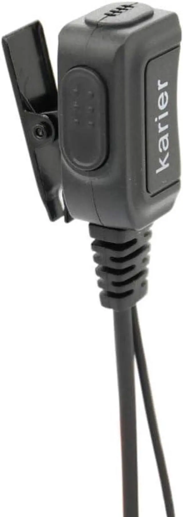 Alt view image 4 of 6 - Karier 1 Pin Walkie Talkie Headset Earpiece with PTT Mic and Transparent Acoustic Tube for Motorola MD200TPR MH230R MR350R MS350R MT350R MG160A MH230TPR Two Way Radios (2 Pack)
