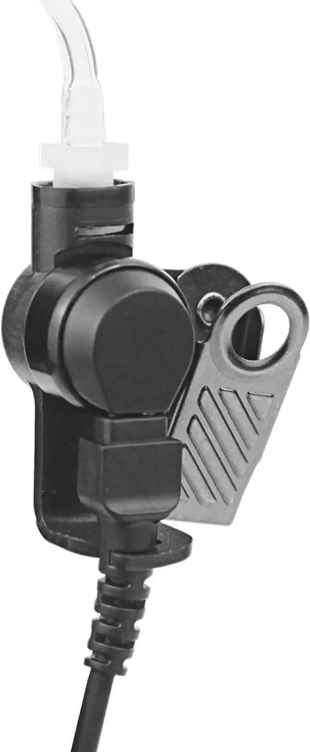Alt view image 3 of 4 - JUYODE 3.5mm Listen Only Earpiece 1 Pin Two-Way Radios Receiver Walkie Talkie Headset with Clear Acoustic Tube Earbud Single Side for Speaker Mic Jacks Audio Kit for Police Security Law Enforcement