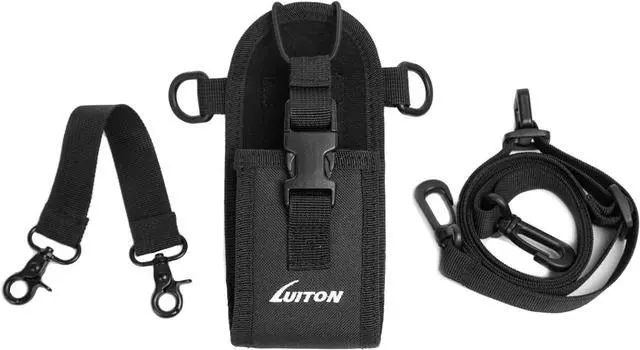 Alt view image 6 of 7 - Radio Holster Radio Strap Firefighter EMS EMT Bundle Set Includes Anti-Sway Strap for Radio Strap,Radio Holder,Shoulder Strap Fits for Two-Way Ham Walkie Talkie Radio Scanner