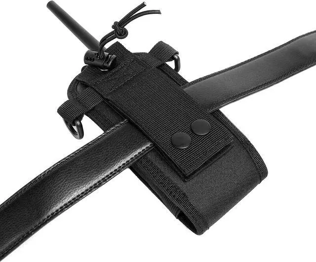 Alt view image 7 of 7 - Radio Holster Radio Strap Firefighter EMS EMT Bundle Set Includes Anti-Sway Strap for Radio Strap,Radio Holder,Shoulder Strap Fits for Two-Way Ham Walkie Talkie Radio Scanner