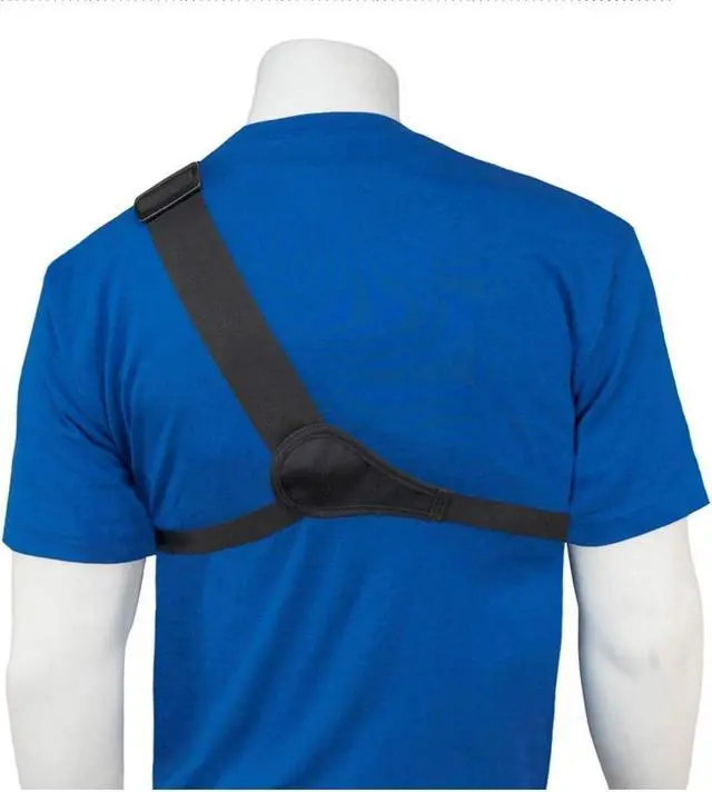 Alt view image 2 of 5 - HOLSTERGUY RCH-101M (MESH) Radio Chest Harness Shoulder Radio Holster Chest Pack Adjustable Single Radio Pouch Two-Way Radio Holster for Motorola Radios and Walkie Talkies RCH-101M Made in USA