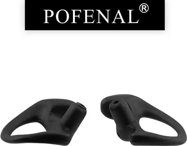 Alt view image 6 of 7 - POFENAL Universal Replacement Insert Silicone Soft Earmold for Baofeng Motorola Kenwood Retevis Midland Two Way Radios Headset (Black, 8 Pair, Large_2 Pair; Medium_4 Pair; Small_ 2 Pair)