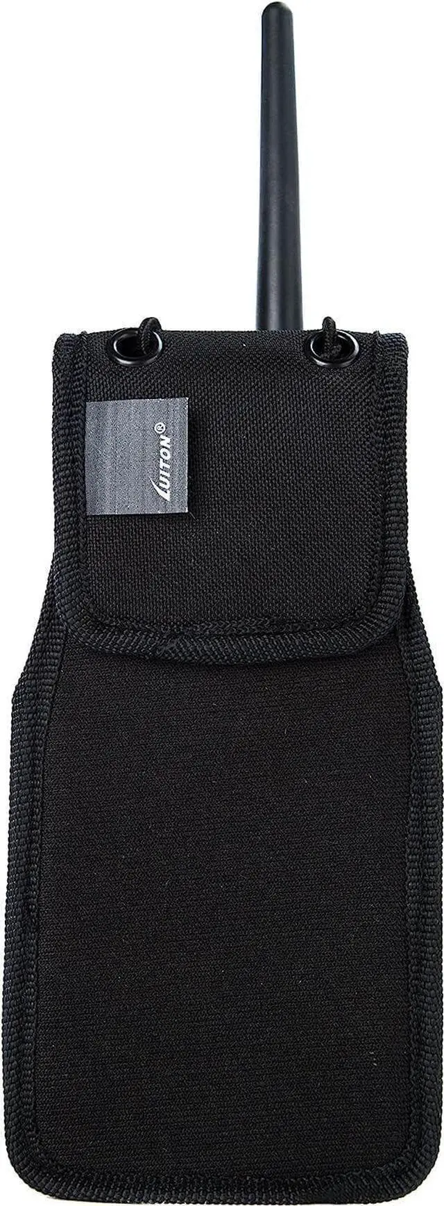 Alt view image 3 of 7 - LUITON Universal Radio Case Two Way Radio Holder Universal Pouch for Walkie Talkies Nylon Holster Accessories for MOTOROLA MT500, MT1000, MTS2000 and Similar Models(4pack)