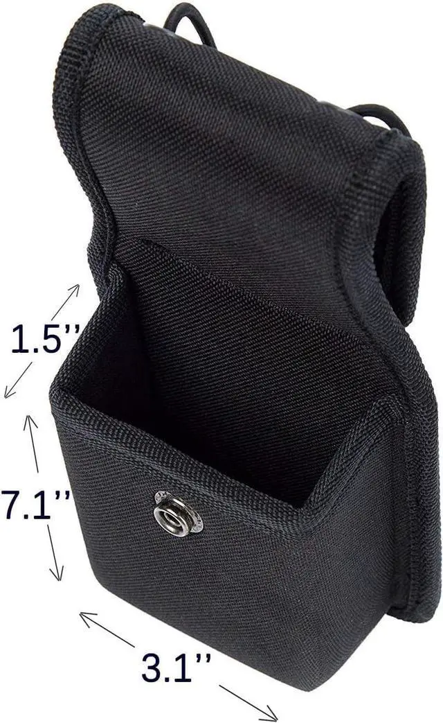 Alt view image 7 of 7 - LUITON Universal Radio Case Two Way Radio Holder Universal Pouch for Walkie Talkies Nylon Holster Accessories for MOTOROLA MT500, MT1000, MTS2000 and Similar Models(4pack)
