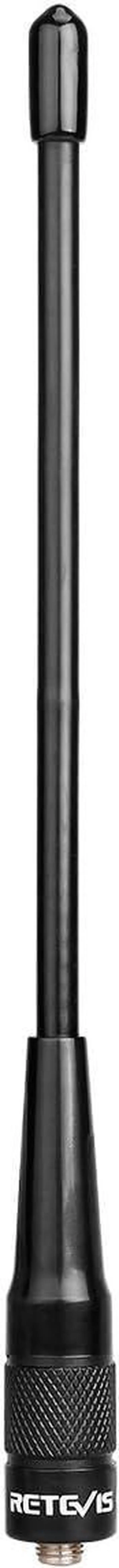 Main image of Retevis SMA-F 2 Way Radio Antenna,144/430Mhz Dual Band Antenna,2.15dBi High Gain Antenna Compatible with Baofeng UV-5R BF-F8HP Retevis RT29 RT-5R RT5 RT-5RV RT21V Ailunce HD1 Walkie Talkies(1 Pack)
