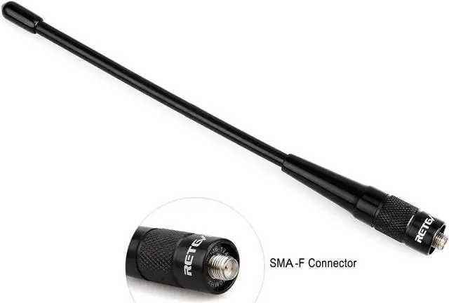 Alt view image 4 of 7 - Retevis SMA-F 2 Way Radio Antenna,144/430Mhz Dual Band Antenna,2.15dBi High Gain Antenna Compatible with Baofeng UV-5R BF-F8HP Retevis RT29 RT-5R RT5 RT-5RV RT21V Ailunce HD1 Walkie Talkies(1 Pack)
