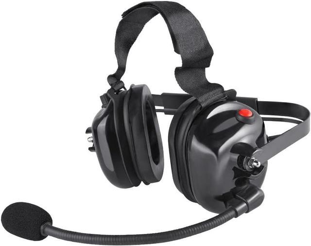 Behind the head discount headset with microphone