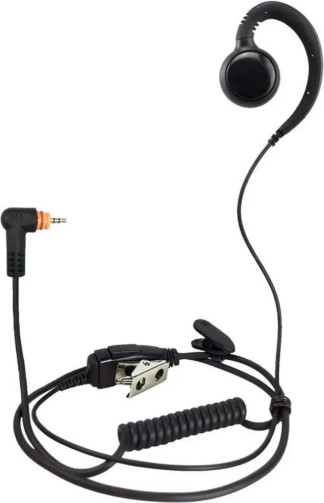 Main image of ProMax Power 1-Wire C-Shape Swivel Earpiece Headset with in-Line Mic & PTT Button for Motorola Two-Way Radios SL300, SL3500e, SL4000, SL7550e, SL7580, SL8550e, SL1K