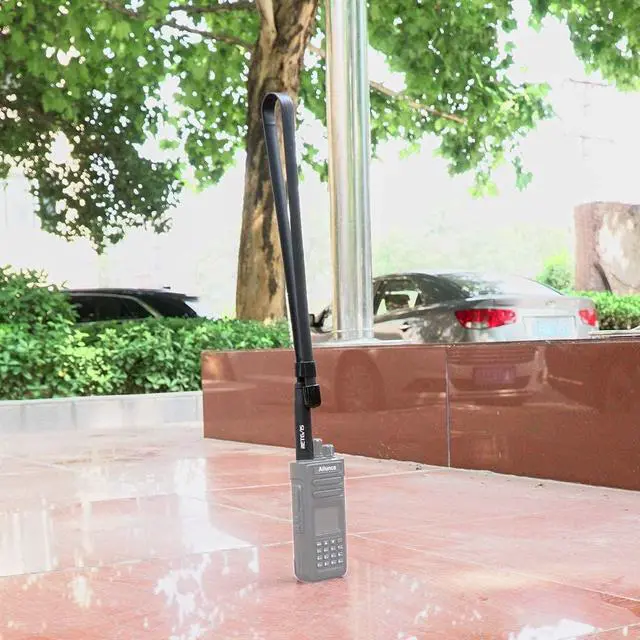 Alt view image 3 of 7 - Retevis Ham Radio Antenna,Foldable Tactical Antenna Compatible with Baofeng UV-5R BF-F8HP Retevis RT29 RT-5R Ailunce HD1 Walkie Talkie,29inch Dual Band VHF UHF SMA-F Two Way Radio Antenna(1 Pack)