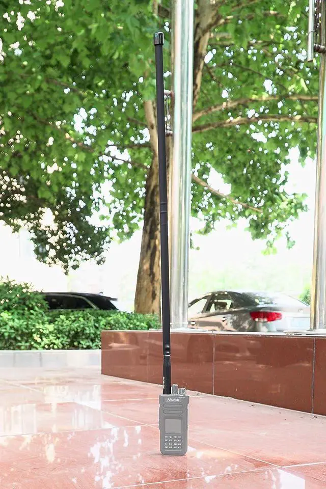 Alt view image 4 of 7 - Retevis Ham Radio Antenna,Foldable Tactical Antenna Compatible with Baofeng UV-5R BF-F8HP Retevis RT29 RT-5R Ailunce HD1 Walkie Talkie,29inch Dual Band VHF UHF SMA-F Two Way Radio Antenna(1 Pack)