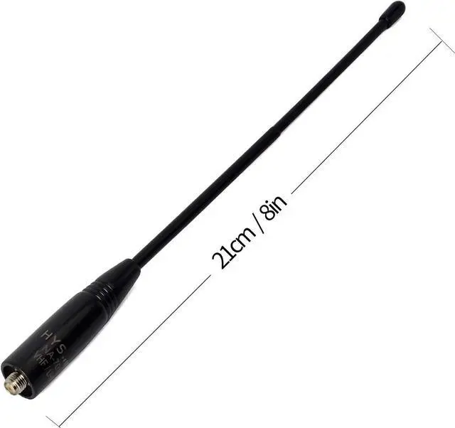 Alt view image 2 of 5 - HYS NA-701 SMA-Female Ham Radio Antenna Dual Band VHF UHF Walkie Talkie Replacement Antenna for Baofeng BF-888S BF-UV5R BF-UV82 GT-3 BF-F8HP Handheld Radios