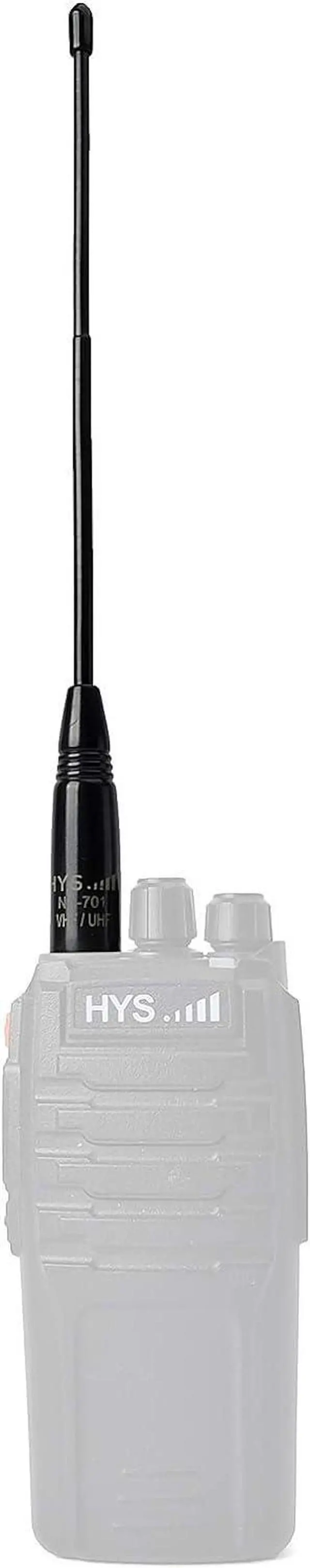 Alt view image 5 of 5 - HYS NA-701 SMA-Female Ham Radio Antenna Dual Band VHF UHF Walkie Talkie Replacement Antenna for Baofeng BF-888S BF-UV5R BF-UV82 GT-3 BF-F8HP Handheld Radios