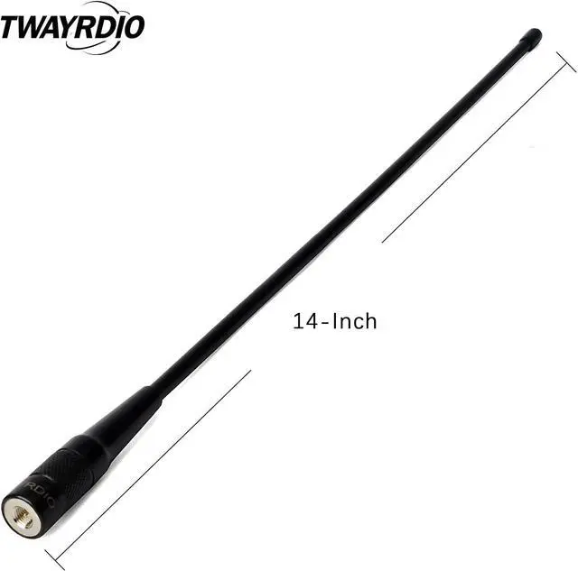 Alt view image 2 of 6 - Dual Band SMA Male 144/430mhz Flexible Whip Handheld Antenna Soft for Ham Two Way Radio for YAESU VERTAX VX-3R VX-5R PUXING WouXun Walkie Talkie 2pcs