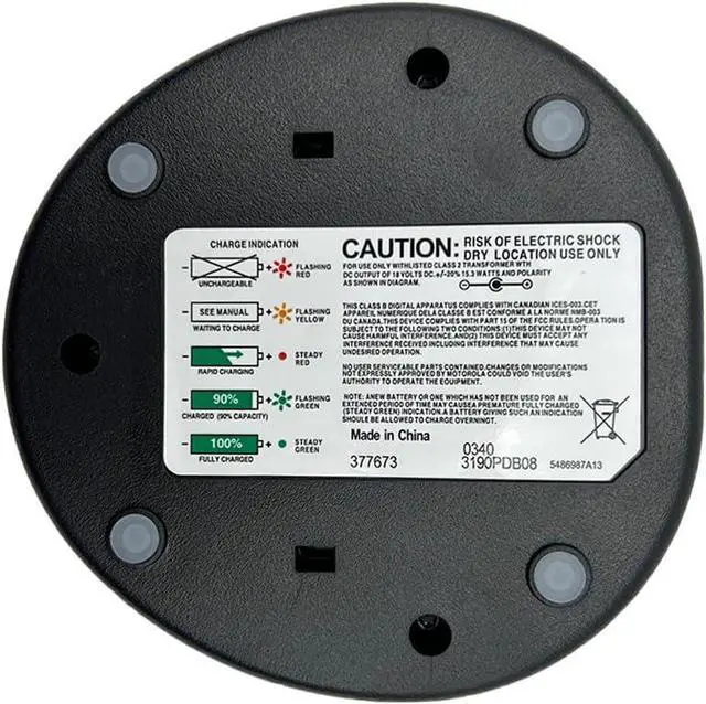 Alt view image 4 of 6 - NTN8831A NTN8831 Li-ion Batteries Rapid Charger for Two Way Radio XTS5000 XTS3000 XTS2500 XTS2250 XTS1500 PR1500 HT1000 MTS2000