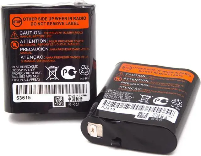 Alt view image 5 of 6 - Lunggwey (2-Pack) 3.6V 1000mAh Rechargeable Batteries for 53615 m53615 KEBT-071A KEBT-071-B KEBT-071-C KEBT-071-D Talkabout 5950 T4800 T4900 T5000 T5800 T9500R Two-Way Radio