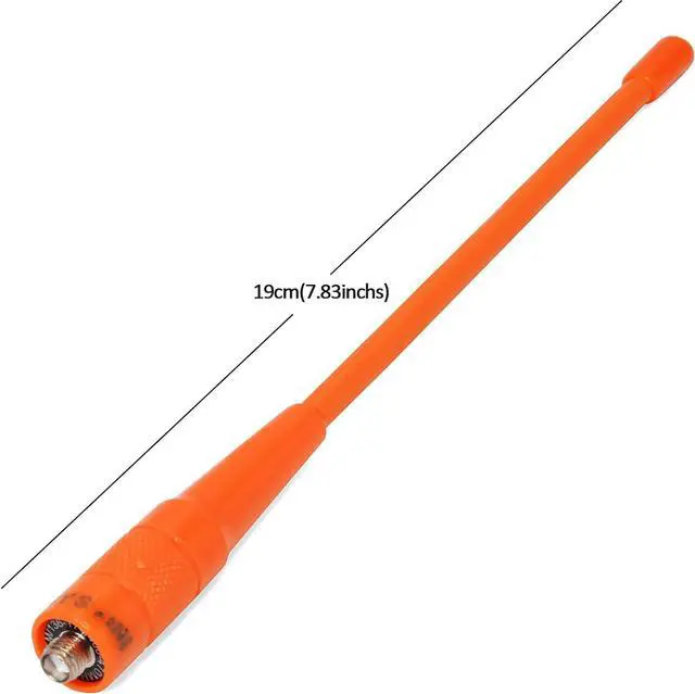 Alt view image 3 of 6 - HYS VHF UHF SMA Female Antenna, Dual Band 2m/70cm Walkie Talkie Antenna for 144/430Mhz Retevis Baofeng Wouxun KG-659 UV-5R 9R Handheld Ham 2 Way Radio