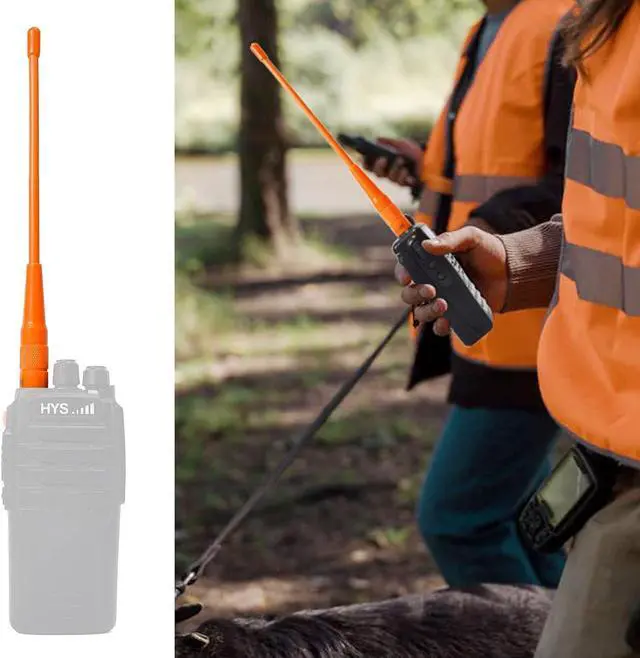Alt view image 6 of 6 - HYS VHF UHF SMA Female Antenna, Dual Band 2m/70cm Walkie Talkie Antenna for 144/430Mhz Retevis Baofeng Wouxun KG-659 UV-5R 9R Handheld Ham 2 Way Radio