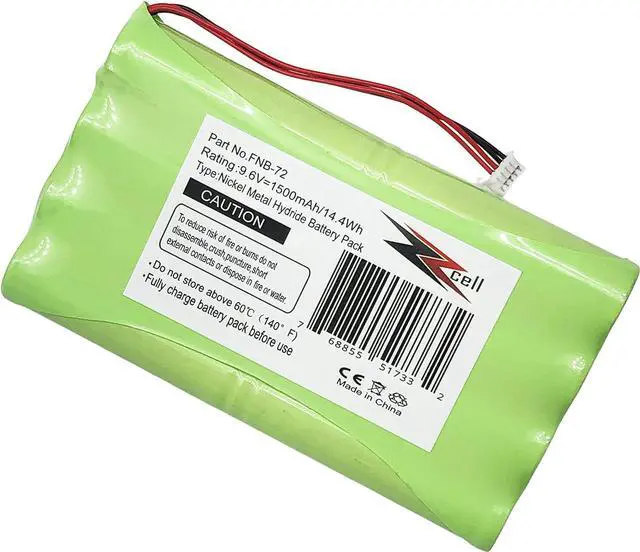 Main image of ZZcell Battery Replacement for Yaesu Vertex FNB-72, FNB-72x, FNB-72xe, FNB-72xh, FNB7-72xx, FNB-85, FT-817, FT-817ND, Two Way Radio