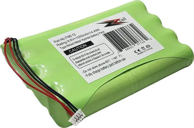 Alt view image 5 of 6 - ZZcell Battery Replacement for Yaesu Vertex FNB-72, FNB-72x, FNB-72xe, FNB-72xh, FNB7-72xx, FNB-85, FT-817, FT-817ND, Two Way Radio