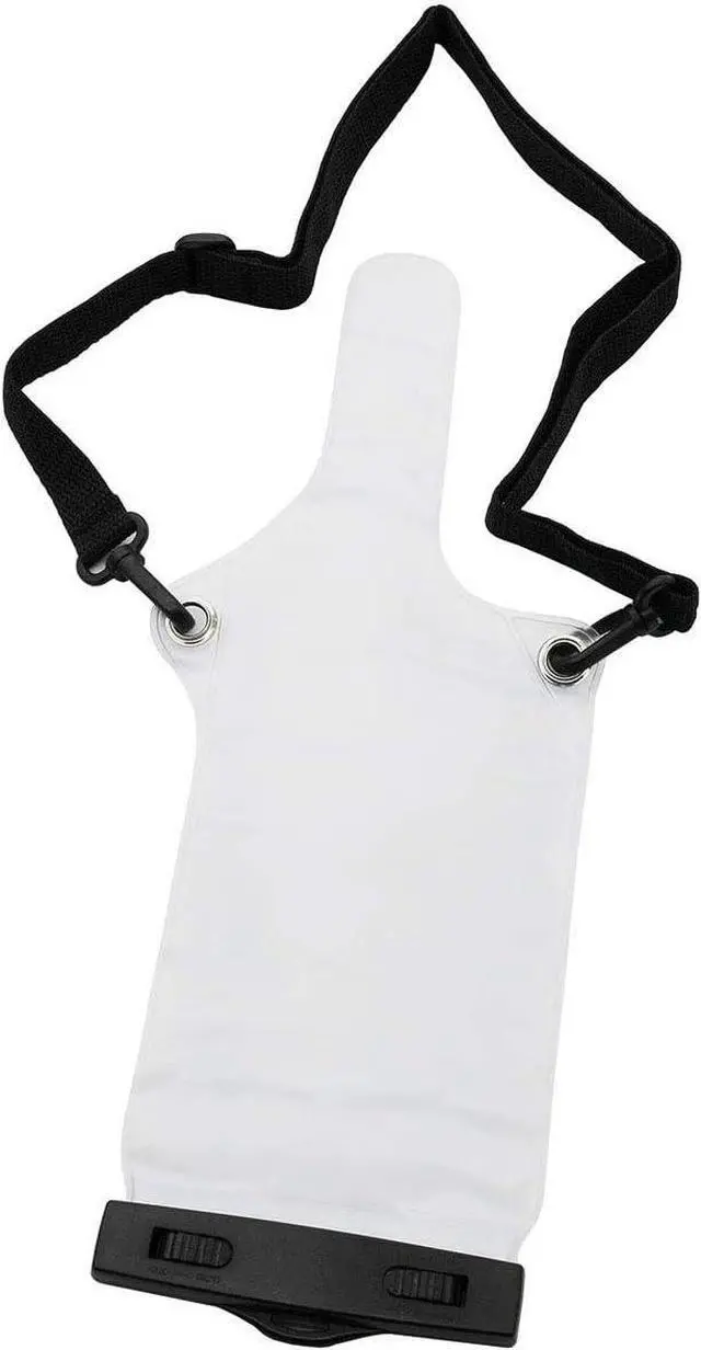 Main image of Karier Two Way Radio Waterproof Rainproof Bag Case Pouch for Motorola Kenwood Midland Walkie Talkie (White)