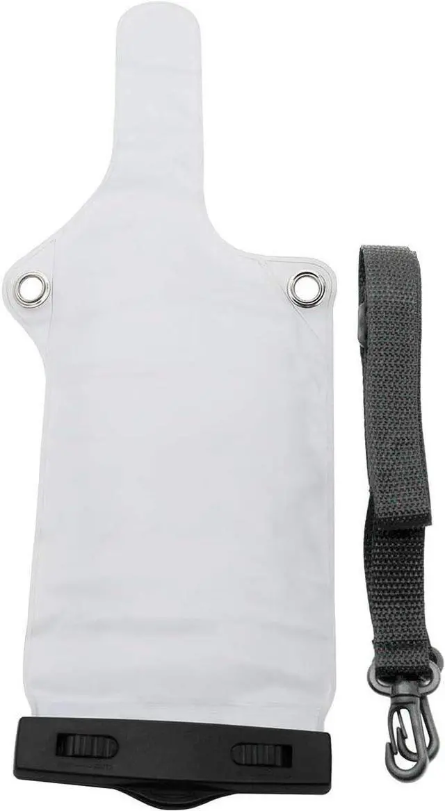 Alt view image 3 of 3 - Karier Two Way Radio Waterproof Rainproof Bag Case Pouch for Motorola Kenwood Midland Walkie Talkie (White)