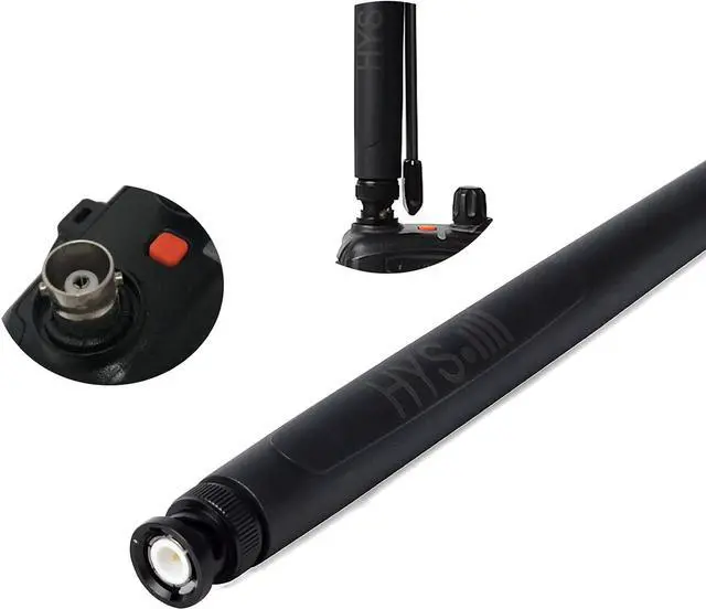 Alt view image 2 of 7 - HYS 27Mhz Hand Held CB Radio BNC Antenna for Cobra HH50WXST HHRT50 Midland 75-822 75-785 Uniden PRO401HH PRO501HH Portable Handheld CB-Way Radio