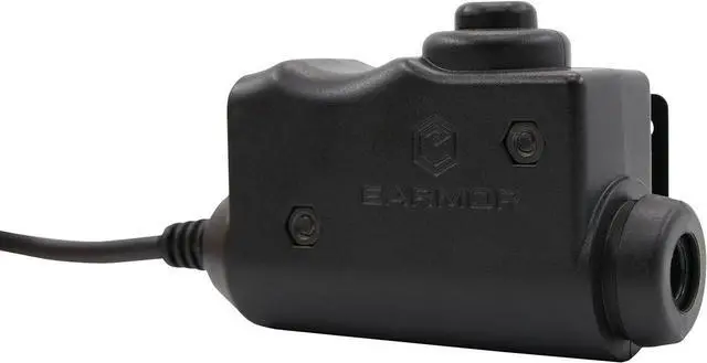 Alt view image 4 of 5 - EARMOR Tactical Earmor Kenwood, Baofeng Version PTT Military Standard 7.0 Plug for Radio Adapter Black