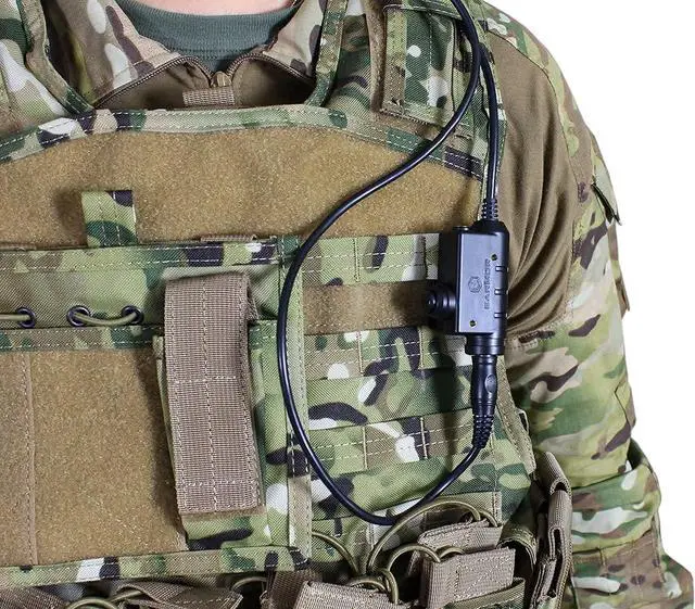 Alt view image 5 of 5 - EARMOR Tactical Earmor Kenwood, Baofeng Version PTT Military Standard 7.0 Plug for Radio Adapter Black