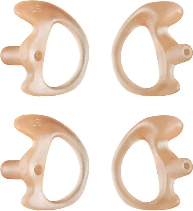 Main image of LEIMAXTE Earmold Earbud for Acoustic Tube Earpiece Motorola Kenwood Two-Way Radio Acoustic Coil Tube Audio Kits Pink2 Pairs-Medium