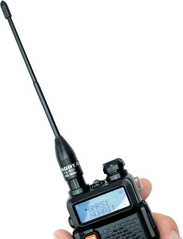 Alt view image 4 of 6 - Authentic Genuine Nagoya NA-701G 5.5-Inch Whip GMRS (462MHz) Antenna SMA-Male for BTECH and BaoFeng Radios