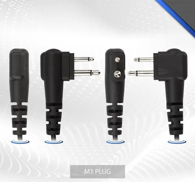 Alt view image 3 of 7 - Arrowmax AHDH0032-BK-M1 Noise Cancelling Headset for Motorola CP200D CP100D R2 DEP450 BPR40D CP200 CP185 BPR40 CLS1410 CLS1110 DTR700 DTR650 RDU4100 RDU4160D RMU2040 RMU2080D CLS