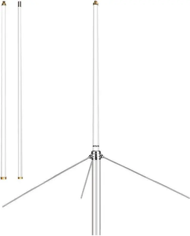 Main image of Retevis MA05 Mobile Radio Antenna,144/430MHz High Gain Fiberglass Omni-Directional Base Antenna,Dual-Band 2m/70cm Base/Repeater Antenna,for Retevis RT97 RT95 RA25 AnyTone Mobile Transceiver(1 Pack)