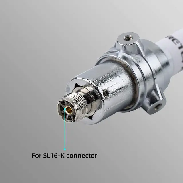 Alt view image 4 of 7 - Retevis MA05 Mobile Radio Antenna,144/430MHz High Gain Fiberglass Omni-Directional Base Antenna,Dual-Band 2m/70cm Base/Repeater Antenna,for Retevis RT97 RT95 RA25 AnyTone Mobile Transceiver(1 Pack)