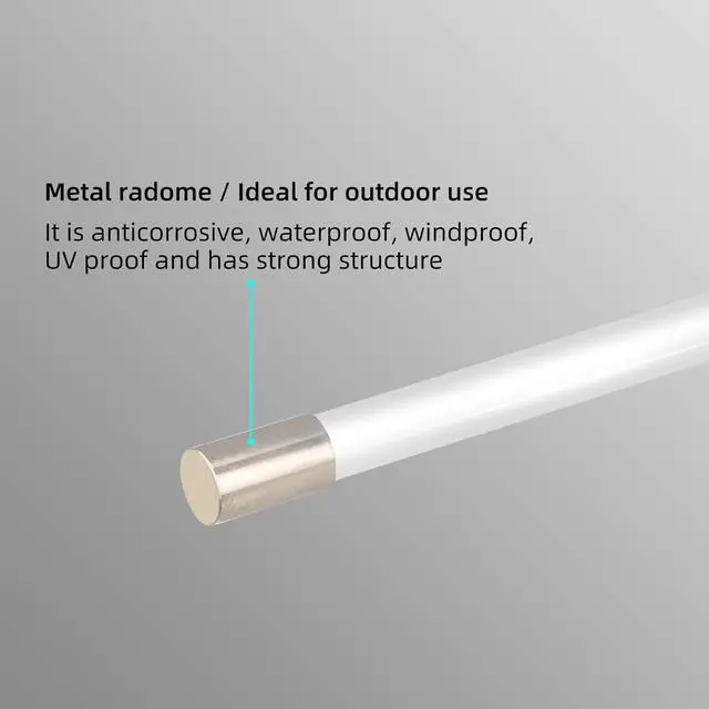 Alt view image 5 of 7 - Retevis MA05 Mobile Radio Antenna,144/430MHz High Gain Fiberglass Omni-Directional Base Antenna,Dual-Band 2m/70cm Base/Repeater Antenna,for Retevis RT97 RT95 RA25 AnyTone Mobile Transceiver(1 Pack)