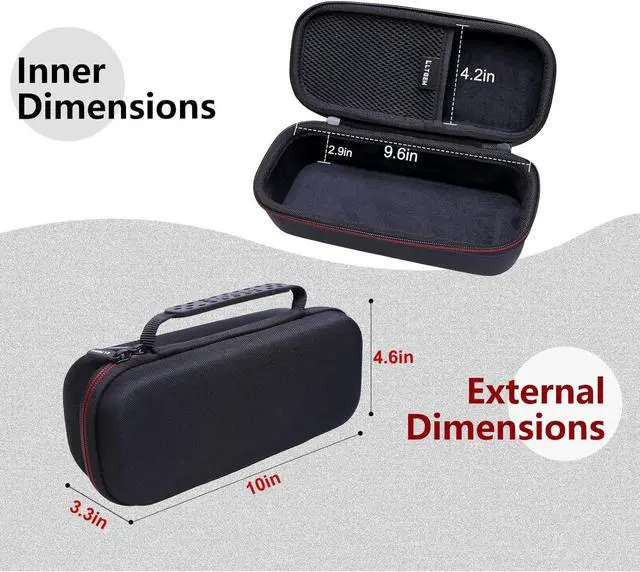Alt view image 2 of 7 - LTGEM EVA Hard Case for Midland ER310/ ER210/ ER300 Emergency Crank Weather AM/FM Radio
