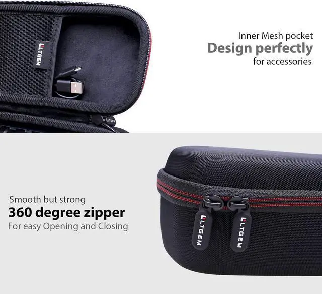 Alt view image 5 of 7 - LTGEM EVA Hard Case for Midland ER310/ ER210/ ER300 Emergency Crank Weather AM/FM Radio