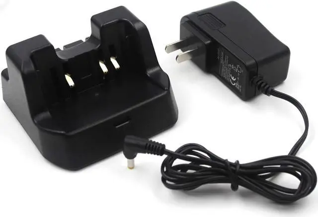 Alt view image 3 of 7 - (2-Pack) CD-41 Desk Rapid Charger Li-ion Battery Charger for Yaesu VX-8R VX-8E VX-8DR VX-8DE VX-8GR FT-1DR FT1DR FT2DR Radio