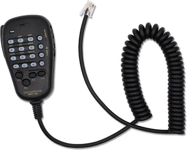 Alt view image 7 of 7 - Handheld Microphone Speaker MH-48A6J with Button for YAESU FT-2900R FT-8900R FT-7900R FT-1807 FT-7800R FT-1900R FT-1500M FT-8500M radios