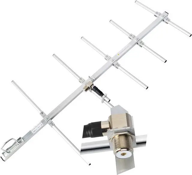 Alt view image 3 of 7 - HYS UHF Yagi Portable Installation Outdoor Antenna Base Stations 9dBi UHF 70cm/UHF 400-470 MHz 5 Elements Antennas for Motorolar Yaesu Kenwood HYT Vertex Icom UHF Mobile Radios/Repeater