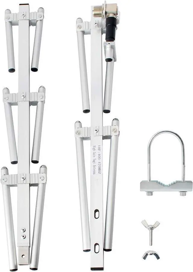 Alt view image 6 of 7 - HYS UHF Yagi Portable Installation Outdoor Antenna Base Stations 9dBi UHF 70cm/UHF 400-470 MHz 5 Elements Antennas for Motorolar Yaesu Kenwood HYT Vertex Icom UHF Mobile Radios/Repeater