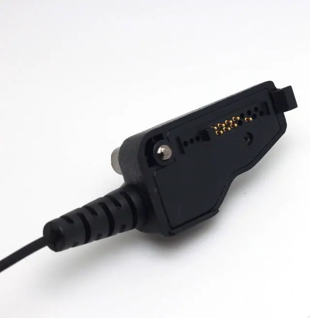 Alt view image 4 of 4 - Kymate G-Shape Ear Earpiece Headset with PTT Button & Mic for Kenwood Radio NX-200 TK-180 TK-380 TK-480 TK-2180 TK-3180 TKR-830 Multi-pin