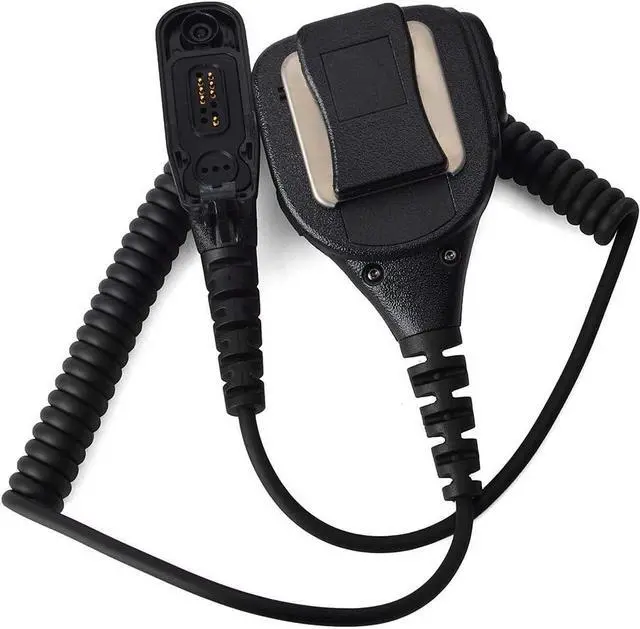 Alt view image 4 of 7 - HYS IP54 Waterproof Speaker Shoulder Microphone, Handheld Remote Speaker Mic with Reinforced Cable for APX4000 APX6000 APX7000 XPR6350 XPR6550 XPR7350 XPR7550 APX 4000 6000 7000 8000