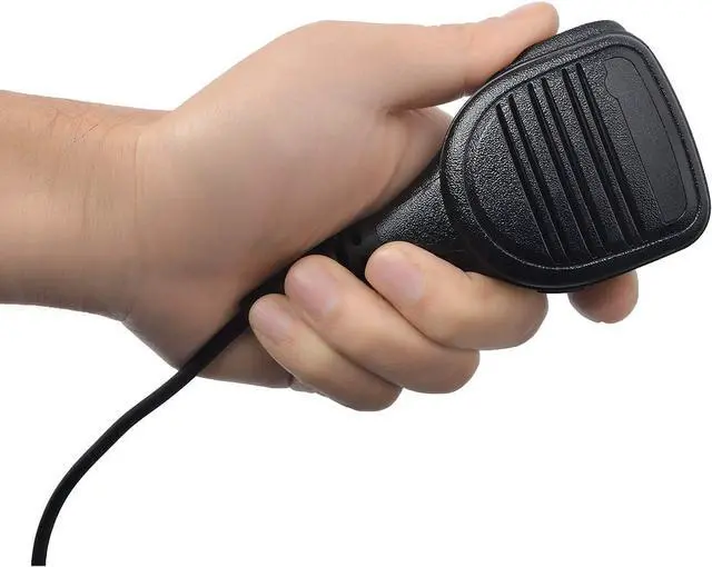 Alt view image 7 of 7 - HYS IP54 Waterproof Speaker Shoulder Microphone, Handheld Remote Speaker Mic with Reinforced Cable for APX4000 APX6000 APX7000 XPR6350 XPR6550 XPR7350 XPR7550 APX 4000 6000 7000 8000