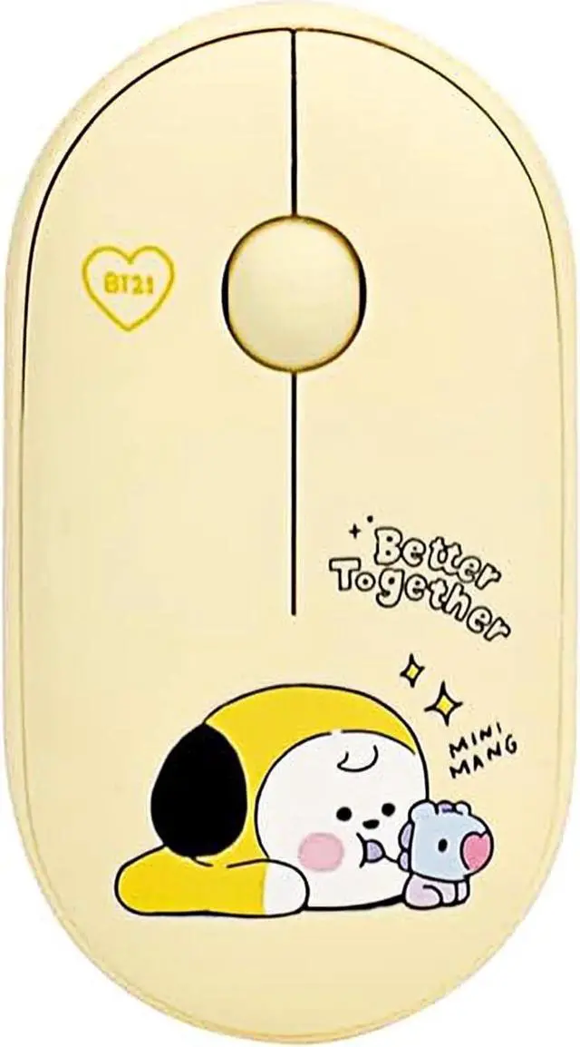 Main image of Hamee BT21 My Little Buddy Series Mouse [Computer Mouse Wireless Cute] [Silent Nano Receiver Mouse Office Birthday] [BT21 Mouse] for Laptop, iPad, MacOS, PC, Windows, Android - CHIMMY