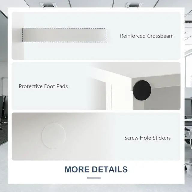 Alt view image 7 of 7 - Tangkula White Desk with 4 Storage Drawers, Home Office Writing Desk, Modern Executive Desk, Laptop PC Desk, Vanity Makeup Table, Computer Workstation for Bedroom, Study Room, Office