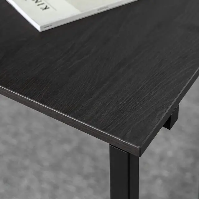 Alt view image 4 of 7 - ZINUS Luke 53 Inch Black Metal Corner Desk / L-Shaped Computer Desk / Office Desk / Easy, Bolt Free Assembly