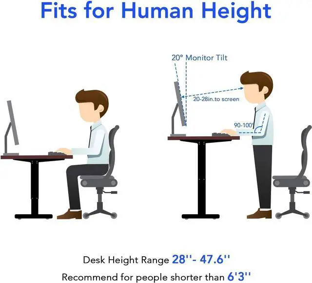Alt view image 6 of 6 - FLEXISPOT Height Adjustable Standing Desk Frame with Memory Controller, Electric Sit Stand Desk Base for Home and Office (Gray Frame Only)
