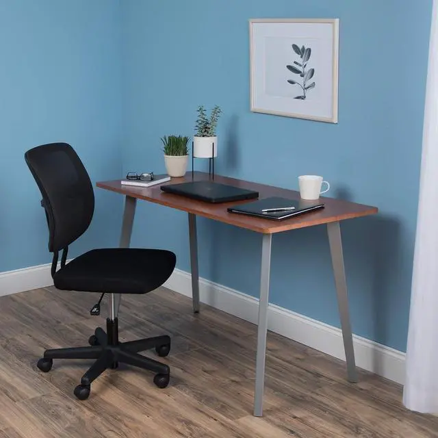 Alt view image 2 of 7 - OFM Table Computer Desk, 48, Cherry